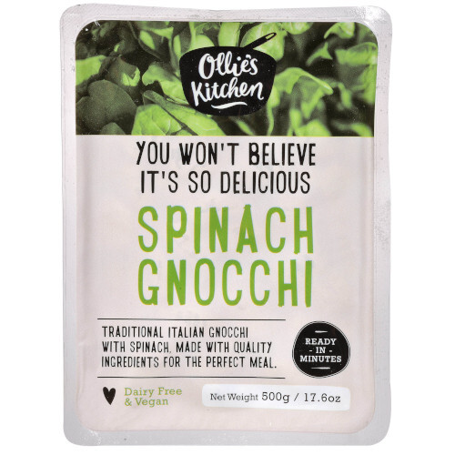 Ollies Kitchen Spinach Gnocchi 500g