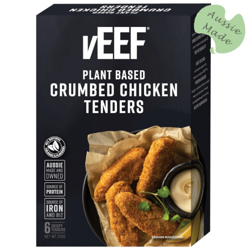 vEEF Crumbed Chicken Tenders 210g