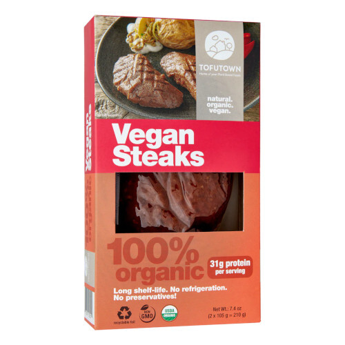 Tofutown Vegan Steaks 210g