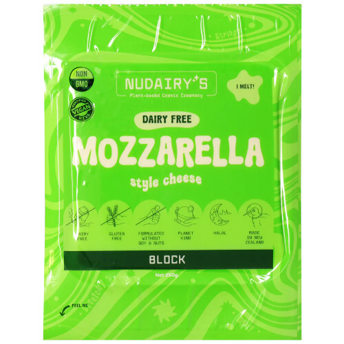 NuDairy Block Mozzarella Style Cheese 250g