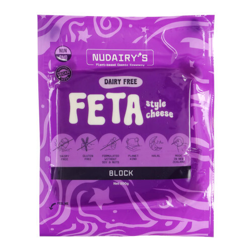 NuDairy Block Feta Style Cheese 200g