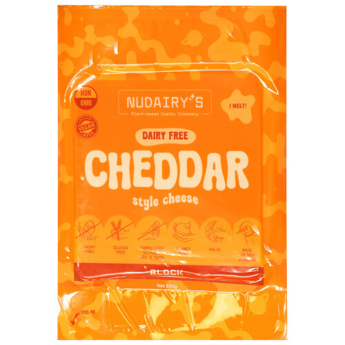 NuDairy Block Cheddar Style Cheese 250g