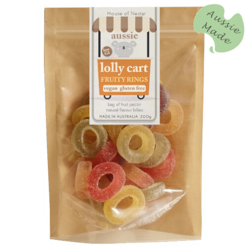 Lolly Cart Fruity Rings 180g