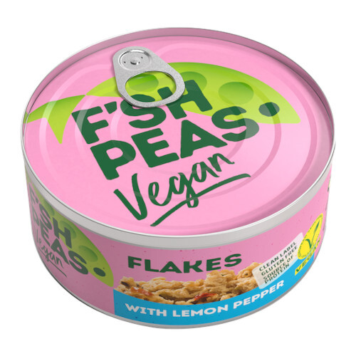 F'sh Peas Vegan Lemon Pepper Flakes 140g
