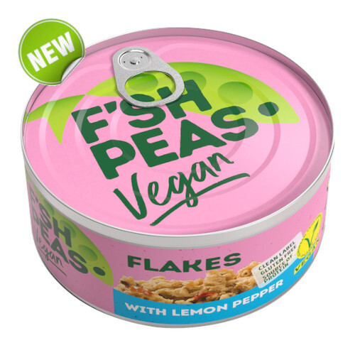 F'sh Peas Vegan Lemon Pepper Flakes 140g