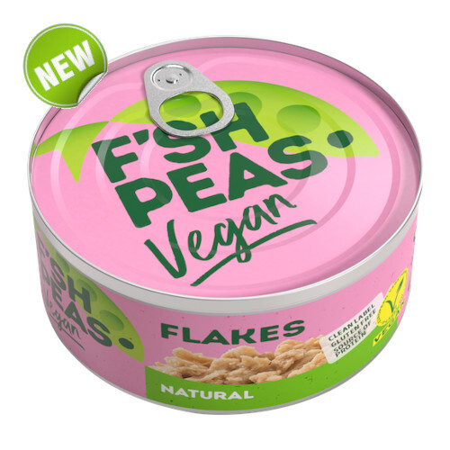 F'sh Peas Vegan Natural Flakes 140g