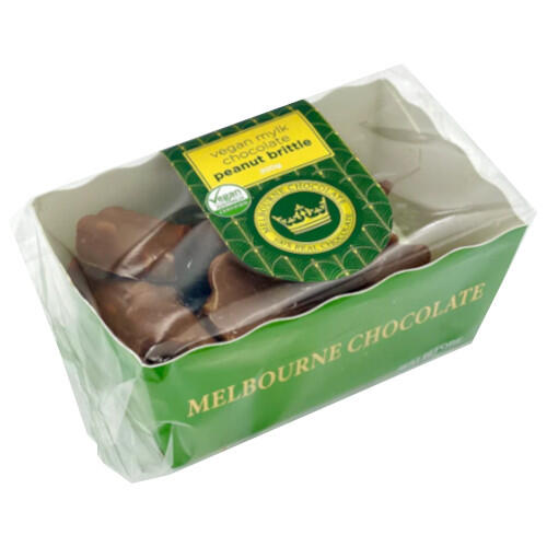 Vegan Mylk Choc Peanut Brittle 200g