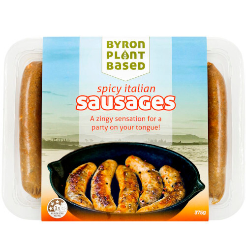 Byron Plant Based Spicy Italian Sausages 375g