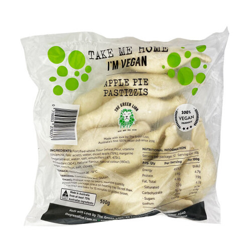 The Green Lion Apple Pie Pastizzis 500g