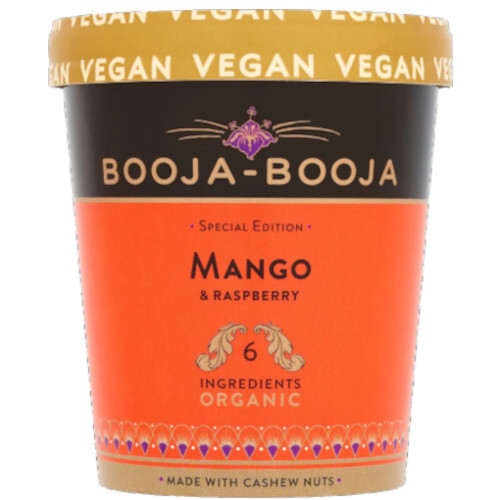 Booja Booja Mango & Raspberry Ice Cream Tub 465ml