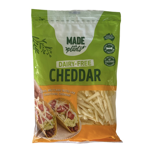 Made With Plants Cheddar Shred 200g