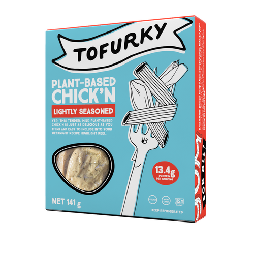 Tofurky CARTON Chickn Lightly Seasoned 141g - 5pk