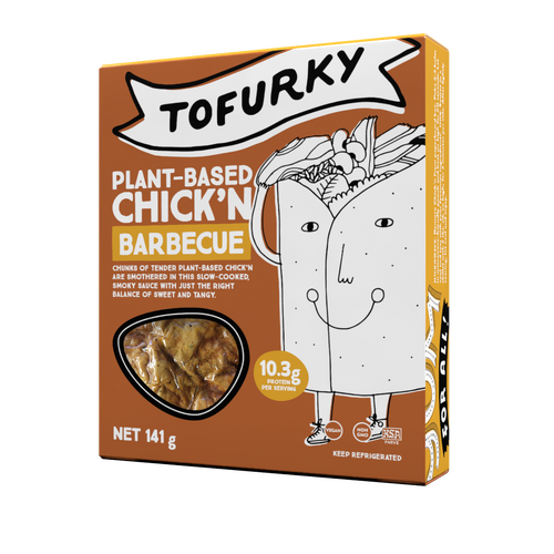 Tofurky CARTON Chickn BBQ 141g - 5pk