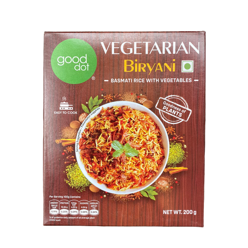 Good Dot Vegetarian Biryani 200g
