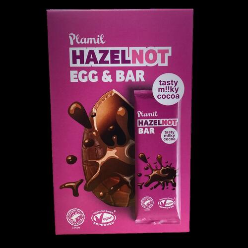 Plamil Hazelnot Milky Style Chocolate Egg & Bar 125g